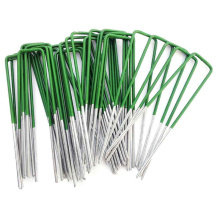 Heavy Duty Ground Stakes/Pegs for Securing Ground Cover Weed Fabric Grass Staple